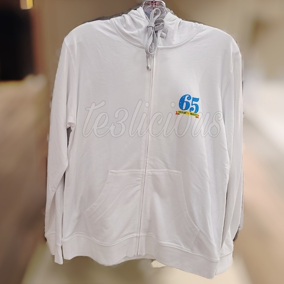 DISNEYLAND 65TH ANNIVERSARY ZIP FRONT HOODIE - Picture 3 of 5